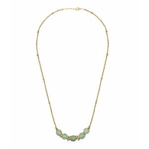 PURPOSE JEWELRY JASMINE NECKLACE IN SEAFOAM GREEN
